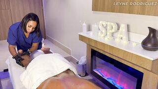 Leyne Rodriguez: Private Oiled Massage Session Leads To A Wild Pleased Ending