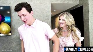 Religious Stepmom Convinces Her Stepdaughter to Take Her Stepbrother's Virginity as a Holy Duty