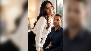 A charming Jehovah's Witness woman gives a worthwhile talk until this babe falls into temptation - AI-generated content