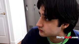 Beneath Desk Blowjobs From Tuition Teacher Made Me Study HARDER