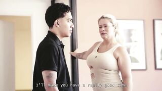 Stepmother asks her stepson to keep a secret in swap for sex