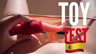 Testing out my fresh vibrator. Oh God, I love it!