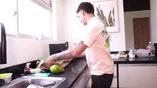 My step father leaves me at home with the housekeeper, who's a hawt mother I'd like to fuck - Thiago Lopez & Kylei Eilish