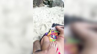 I drilled this wench on the beach for just 20 bucks out of a cock rubber and came inside.