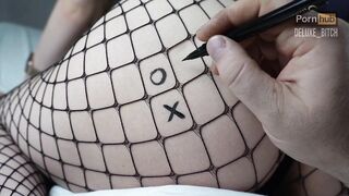 Half-sister lost her cunt in tic-tac-toe. Cum inside - Deluxe_Slut