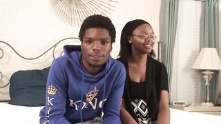 Amateur black playgirl gets drilled hard by her boyfriend