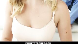 ❤️FamilyStrokes - Dad bangs step daughter each time mom leaves
