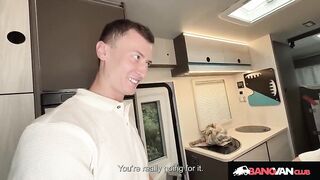 BangVan - Hitchhiking Musician Gets a Ride and Boob Overdose with Breasty RV Driver Jennifer Mendez