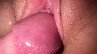 I drilled my teen stepsister, constricted creamy cunt and close up spunk flow