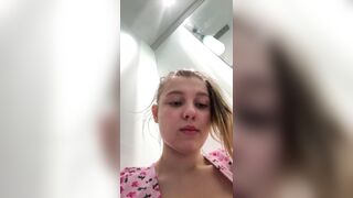 Bizarre masturbating in the locker room