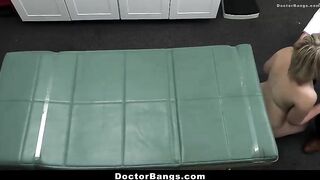 Petite Shlong Boyfriend Can't Break Her Hymen So The Doctor Bangs Her Instead