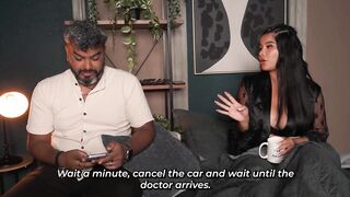 Built doctor enjoys his patient's large titties Cutie - Cruz & Issane