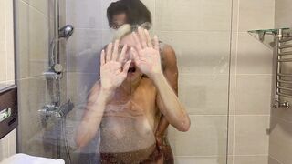 I DIDN'T HAVE TIME TO WASH, AND MY BUTT IS ALREADY ANOTHER TIME IN CUM