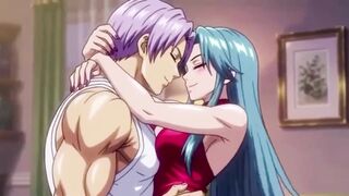 Trunks Entice his Wife for Anal Sex 1st Time Manga Hentai