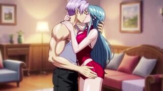 Trunks Entice his Wife for Anal Sex 1st Time Manga Hentai