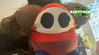 Large Titties underneath Plushie