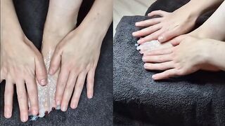 That guy took me missionary legs up then cowgirl doggy & glazed my feet compilation
