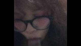 College cutie dumps herself for cash and ends up drinking my milk