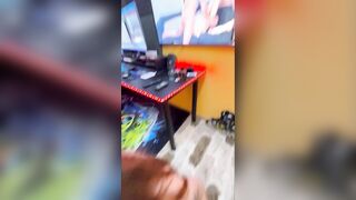 Great Screwing My Twat and Deepthroating My Choking Large Rod