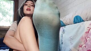 Your girlfriend afternoon messy socks JOI