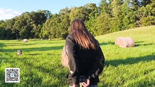 Banging in a hayfield in Southern Michigan