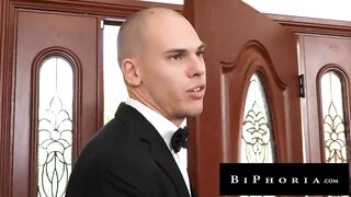 BIPHORIA - "This Wedding Stuff Truly Gets Your Vagina Moist"- Hawt Throuple Celebrate Marriage with Epic three-some