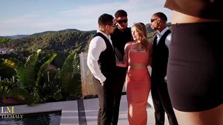 Unexpected three BBC Group-sex During Photoshoot,irish Snowbunny Tina Snow Piddled on & Destroyed