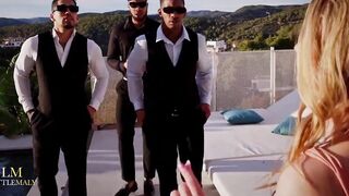 Unexpected three BBC Group-sex During Photoshoot,irish Snowbunny Tina Snow Piddled on & Destroyed