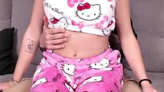 They Shouldn't have left her home Alone with Stepdad! stepdaughter taboo finger screw!