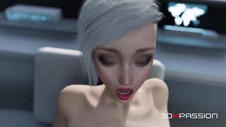 Forgotten Orbital Meta - Deepthroat, Coarse Assfuck, Doggy position & Biggest Jizz flow on Breasts in Zero Gravity