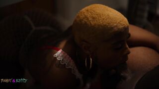 Lewd Maid gets banged unfathomable in her booty and takes a massive ribald creampie ft HoneydeippedC