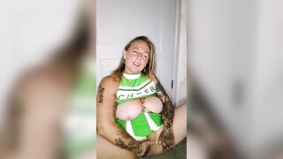 Cheerleader Playing with Sextoy