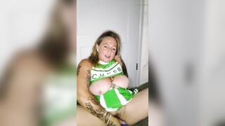 Cheerleader Playing with Sextoy