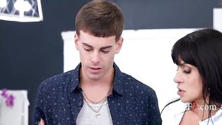 mother I'd like to fuck Needs Step Son To Seal Their Secret Pact - Naomi Foxx, Sandy Love, Austan T