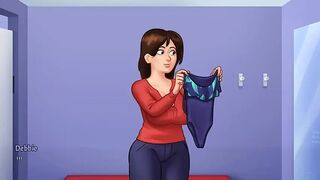 Summertime Saga - Gameplay - Roleplay - Debbie Wears Bikini