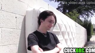 Cuckold Watching Sexy Hottie Picked Up & Drilled By BBCs