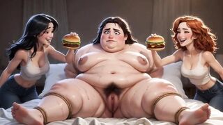 Chunky Unsightly Serf Overspread in Food - Abased by Charming Mistresses