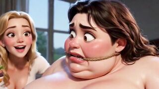 Pathetic Obese Thrall Food Play Humiliation - 2 Breathtaking Sweethearts