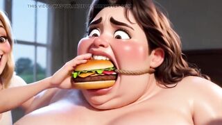 Pathetic Obese Thrall Food Play Humiliation - 2 Breathtaking Sweethearts