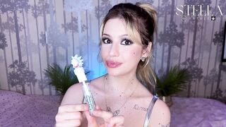 Lips Fetish Glitter Gloss Tease with My Obese Lips