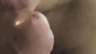 Girlfriend sucks schlong and takes it in the butt.