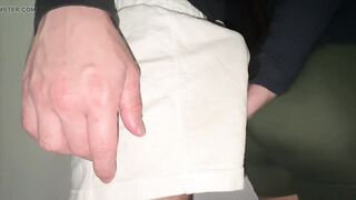 Strangers Rub Against Every Other and This babe Grabs His Shlong