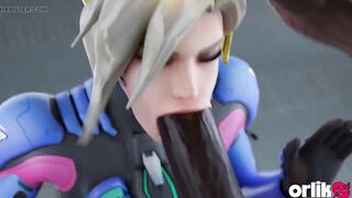 Lenience’s Romantic Dinner Gone Wrong - BBC Ruins Her Booty - CG Overwatchanimation