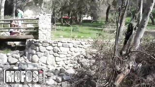 MOFOS - Jaclyn Taylor Shows No Shame As That babe Takes Shlong Outside With A Drone Watching Her