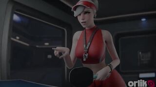 Compassion’s Tennis Match - Constricted Twat on the Line - CG Overwatch Animation