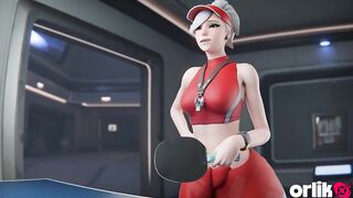 Compassion’s Tennis Match - Constricted Twat on the Line - CG Overwatch Animation
