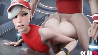 Compassion’s Tennis Match - Constricted Twat on the Line - CG Overwatch Animation