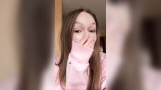 I’ll smile when u screw me and cry with happiness when I cum??