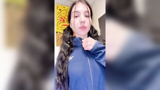alessia green. cute cutie screams during intensive cum hits. hard blow job session with petite breasts