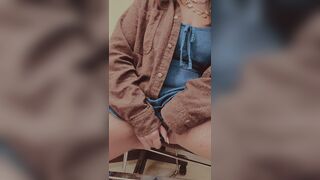 I use my Sex tool to have a giant climax in public